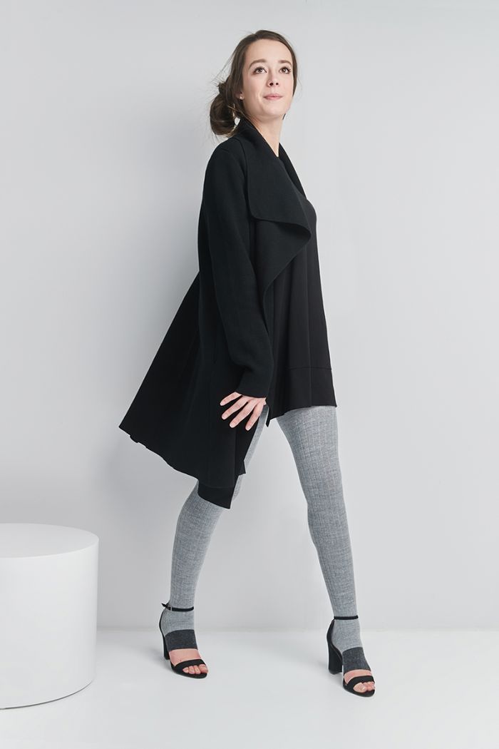 Toeless Merino wool tights