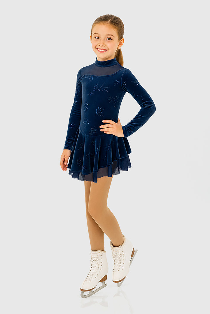 Ivya - Robe de velours scintillant