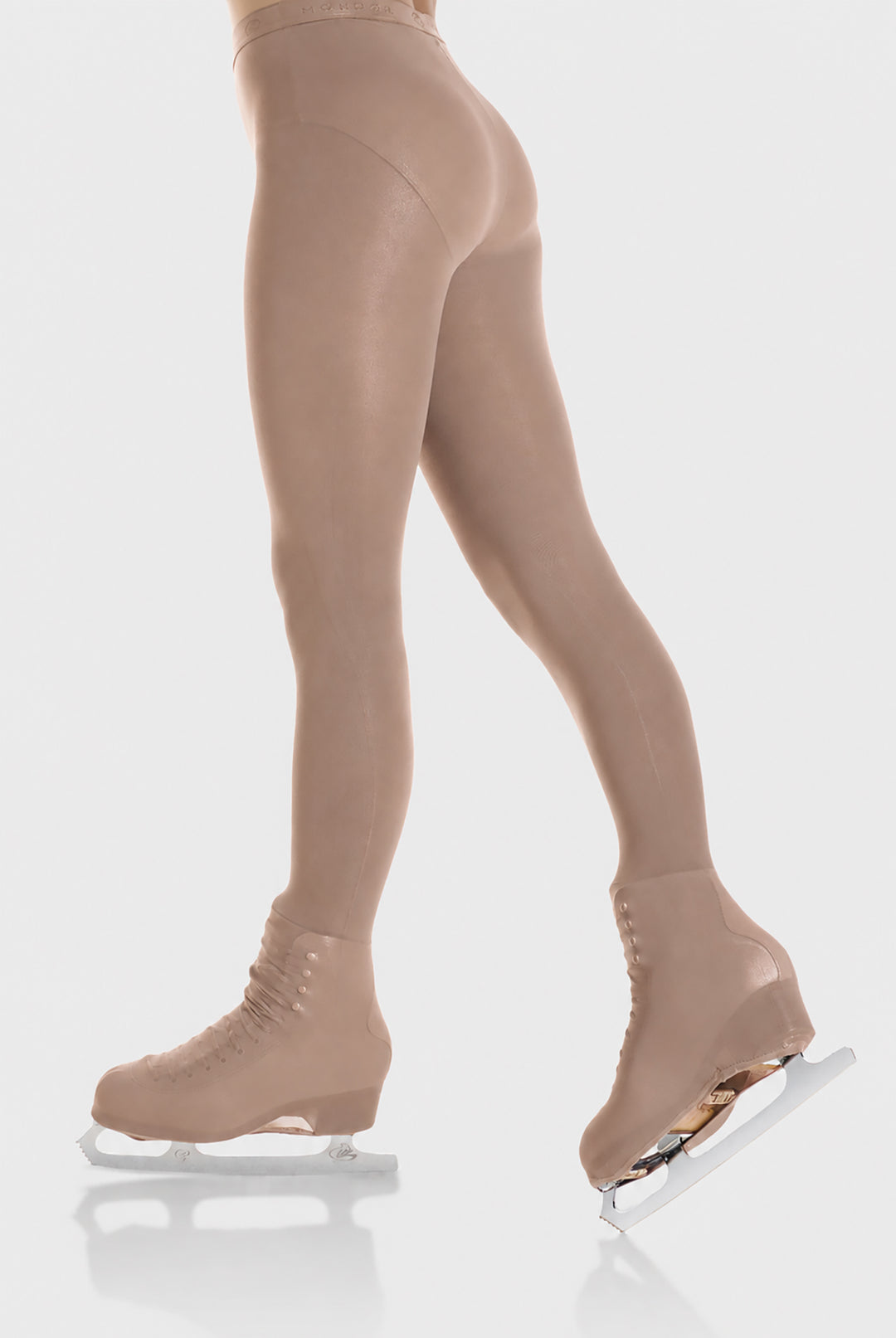 Boot cover figure skating tights - 70 denier