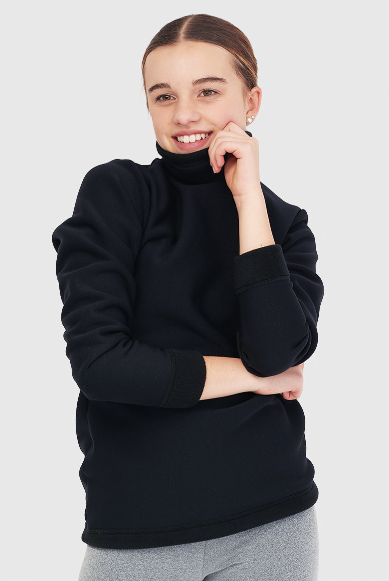 Polartec® mock neck shirt