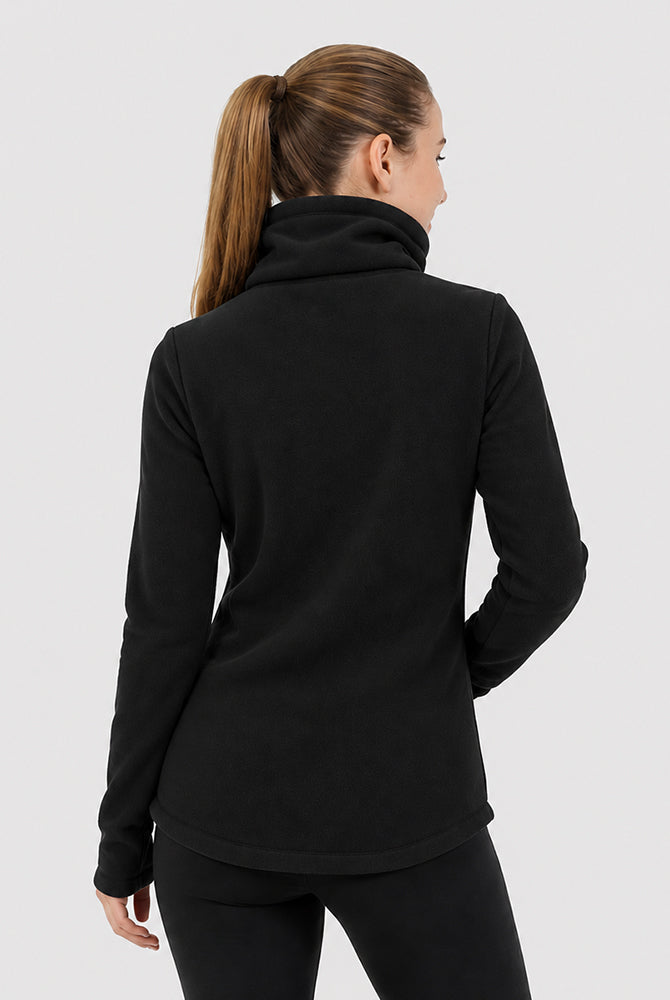 Polartec cowl neck jacket