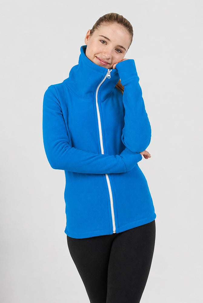 Polartec cowl neck jacket