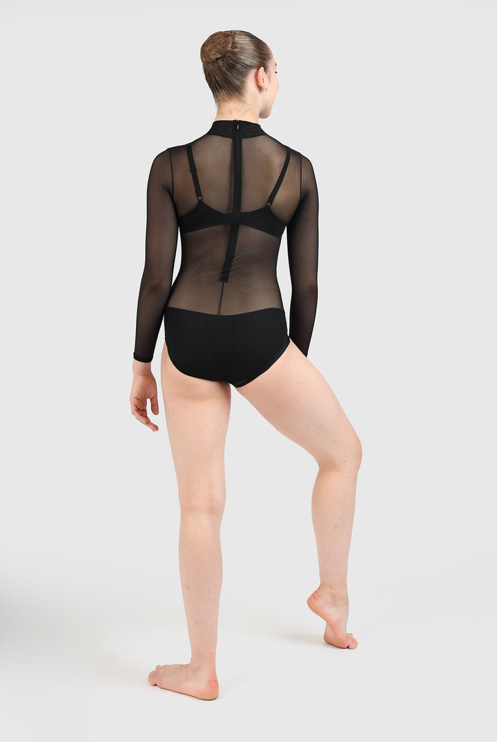 Mesh leotard